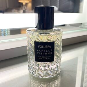 Voluspa Vanilla Visions Eau De Parfum Glass Bottle 1.9 Fl. Oz. Gourmand